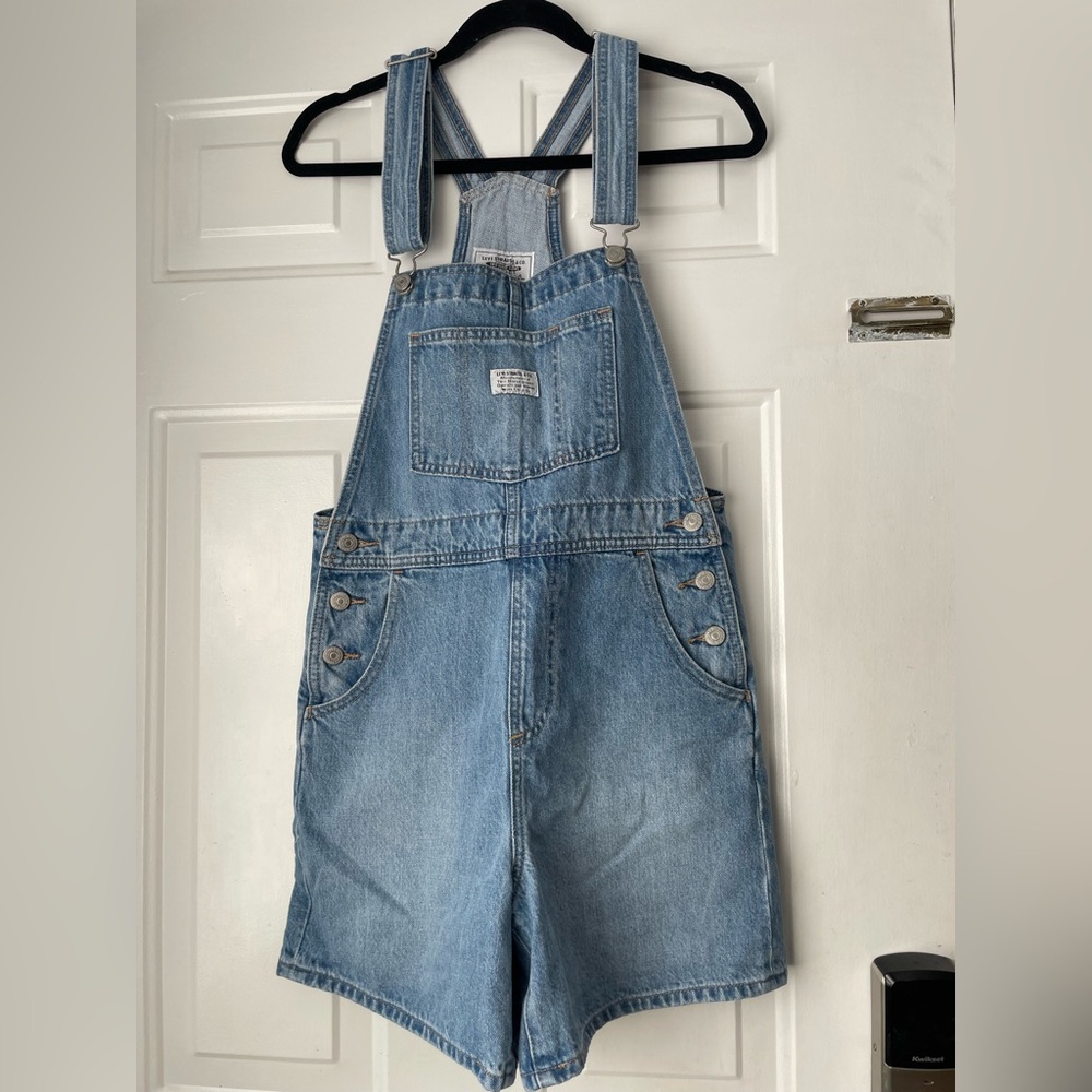 Levi's Light Blue Denim Overalls